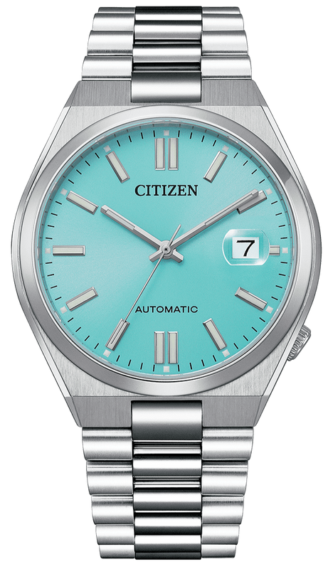 Citizen Tsuyosa Automatic Turquoise Dial Silver Steel Strap Watch For Men - NJ0151-88M Authentic Buy Shop Now