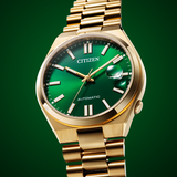 Citizen Tsuyosa Automatic Green Dial Gold Steel Strap Watch For Men - NJ0152-51X Authentic Buy Shop Now