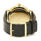 Calvin Klein Surround Silver Dial Black Leather Strap Watch for Men - K3W215C6 Authentic Buy Shop Now