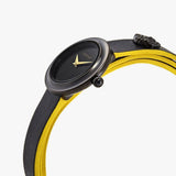 Versace V-Flare Quartz Black Dial Black Leather Strap Watch for Women - VEBN00518 Authentic Buy Shop Now