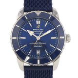 Breitling Superocean Heritage B20 Automatic 46 Blue Dial Blue Mesh Bracelet Watch for Men - AB2020161C1S1 Authentic Buy Shop Now