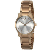 Calvin Klein City White Mother of Pearl Dial Rose Gold Steel Strap Watch for Women - K2G23646 Authentic Buy Shop Now