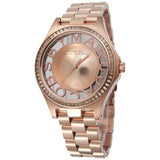 Marc Jacobs Henry Transparent Rose Gold Dial Rose Gold Steel Strap Watch for Women - MBM3339 Authentic Buy Shop Now