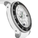 Gucci Dive Quartz White Dial White Rubber Strap Watch For Men - YA136330 Authentic Buy Shop Now
