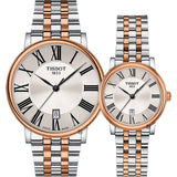 Tissot Carson Premium White Dial Two Tone Steel Strap Watch For Men - T122.410.22.033.00 Authentic Buy Shop Now