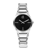 Calvin Klein Stately Black Dial Silver Steel Strap Watch for Women - K3G23121 Authentic Buy Shop Now