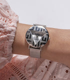 Guess Iconic Quartz Silver Dial Silver Mesh Bracelet Watch For Women - GW0527L1 Authentic Buy Shop Now