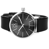 Calvin Klein Minimal Black Dial Black Leather Strap Watch for Men - K7621107 Authentic Buy Shop Now