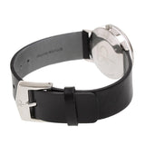 Calvin Klein Post Minimal Silver Dial Black Leather Strap Watch for Men - K7621192 Authentic Buy Shop Now