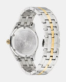Versace Greca Time Quartz Green Dial Two Tone Steel Strap Watch For Men - VE3K00422 Authentic Buy Shop Now