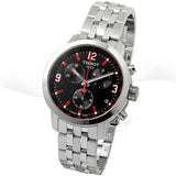 Tissot PRC 200 Asian Games Special Edition Black Dial Silver Steel Strap Watch For Men - T055.417.11.057.01 Authentic Buy Shop Now