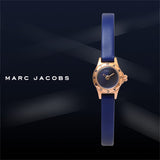 Marc Jacobs Blade Blue Dial Blue Leather Strap Watch for Women - MBM8641 Authentic Buy Shop Now