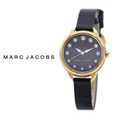 Marc Jacobs Betty Mother of Pearl Black Dial Black Leather Strap Watch for Women - MJ1513 Authentic Buy Shop Now