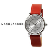 Marc Jacobs Roxy Silver Dial Red Leather Strap Watch for Women - MJ1632 Authentic Buy Shop Now