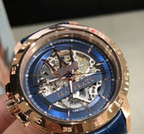 Maserati Automatic Blue Dial Blue Leather Strap Watch For Men - R8821119005 Authentic Buy Shop Now