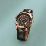 Guess Pursuit Chronograph Brown Dial Brown Leather Strap Watch for Men - W0500G3 Authentic Buy Shop Now