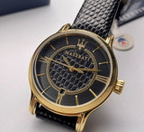 Maserati Epoca Black Dial Black Leather Strap Watch For Women - R8851118501 Authentic Buy Shop Now