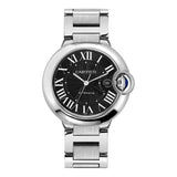 Cartier Ballon Bleu de Cartier Black Dial Silver Steel Strap Watch for Men - W6920042 Authentic Buy Shop Now