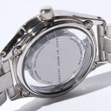 Marc Jacobs Tether Transparent Silver Dial Silver Steel Strap Watch for Women - MBM3416 Authentic Buy Shop Now