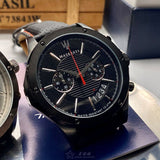 Maserati Circuito Black Dial Black Leather Strap Watch For Men - R8871627004 Authentic Buy Shop Now