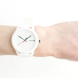 Lacoste 12.12 White Dial White Silicone Strap Watch for Men - 2011069 Authentic Buy Shop Now