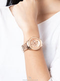 Fossil Stella Rose Gold Dial Rose Gold Steel Strap Watch for Women - ES3590 Authentic Buy Shop Now