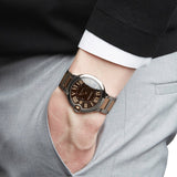 Cartier Ballon Bleu de Cartier Brown Dial Two Tone Steel Strap Watch for Men - W6920032 Authentic Buy Shop Now