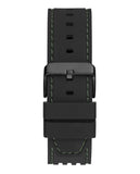 Guess Phoenix Analog Black Dial Black Silicone Strap Watch For Men- GW0499G7 Authentic Buy Shop Now