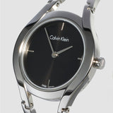 Calvin Klein Class Black Dial Silver Steel Strap Watch for Women - K6R23121 Authentic Buy Shop Now