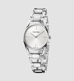 Calvin Klein Dainty Silver Dial Silver Steel Strap Watch for Women - K7L23146 Authentic Buy Shop Now