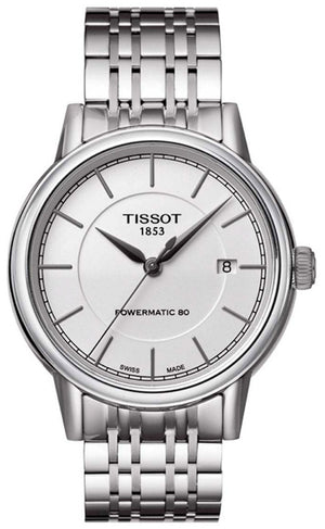 Tissot Carson Powermatic 80 Silver Dial Silver Steel Strap Watch For Men - T085.407.11.011.00 Authentic Buy Shop Now