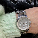 Michael Kors Runway Twist Silver Dial Silver Stainless Steel Strap Watch for Women - MK3149 Authentic Buy Shop Now