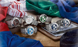 Breitling Chronomat B01 42 Six Nations Scotland Blue Dial Silver Steel Strap Watch for Men - AB0134A51C1A1 Authentic Buy Shop Now