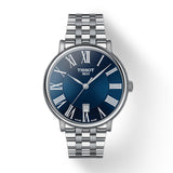 Tissot Carson Premium Blue Dial Silver Steel Strap Watch for Men - T122.410.11.043.00 Authentic Buy Shop Now