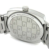Gucci Grip Quartz Silver Dial Silver Steel Strap Watch For Men - YA157501 Authentic Buy Shop Now