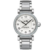 Coach Madison White Dial Silver Steel Strap Watch for Women - 14502396 Authentic Buy Shop Now