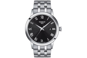 Tissot Classic Dream Black Dial Silver Steel Strap Watch For Men - T129.410.11.053.00 Authentic Buy Shop Now