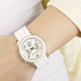 Michael Kors Runway White Dial White Steel Strap Watch for Women - MK5145 Authentic Buy Shop Now