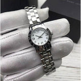 Marc Jacobs Amy Dinky White Dial Silver Steel Strap Watch for Women - MBM3225 Authentic Buy Shop Now