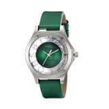 Marc Jacobs Henry Skeleton Green Dial Green Leather Strap Watch for Women - MBM1336 Authentic Buy Shop Now