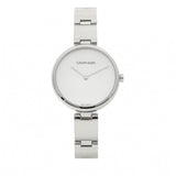 Calvin Klein Wavy Silver Dial Silver Steel Strap Watch for Women - K9U23146 Authentic Buy Shop Now