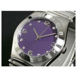 Marc Jacobs Purple Dial Silver Steel Strap Watch for Women - MBM3032 Authentic Buy Shop Now