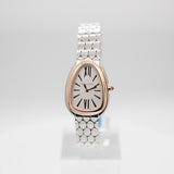 Bvlgari Serpenti Seduttori Quartz Silver Dial Silver Steel Strap Watch for Women - SERPENTI103144 Authentic Buy Shop Now