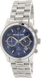 Michael Kors Hunger Stop 100 Series Navy Blue Dial Silver Steel Strap Watch for Women - MK5814 Authentic Buy Shop Now