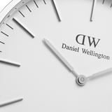Daniel Wellington Classic Cornwall White Dial Black Nylon Strap Watch For Men - DW00100260 Authentic Buy Shop Now