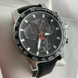 Tissot Supersport Chrono Black Dial Black Leather Strap Watch for Men - T125.617.16.051.00 Authentic Buy Shop Now