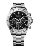 Hugo Boss Ikon Black Dial Silver Steel Strap Watch for Men - 1512965 Authentic Buy Shop Now