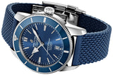 Breitling Superocean Heritage B20 Automatic 46 Blue Dial Blue Mesh Bracelet Watch for Men - AB2020161C1S1 Authentic Buy Shop Now