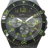 Marc Jacobs Rock Chronograph Black Dial Black Steel Strap Watch for Men - MBM5026 Authentic Buy Shop Now