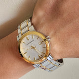 Burberry The City White Dial Two Tone Steel Strap Watch for Women - BU9115 Authentic Buy Shop Now